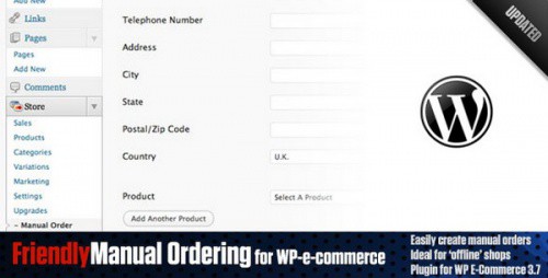18. WP e-Commerce дружественная ручная обработка заказов: