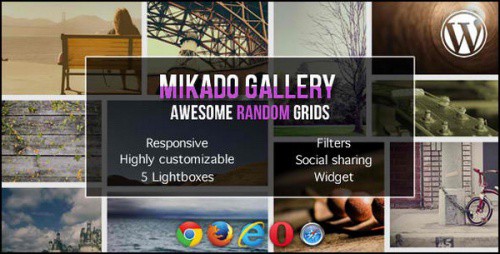 30. Mikado Grid Gallery для WordPress:
